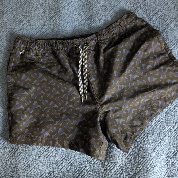 Burberry Blue Monogram Swimsuit - Picture 2 of 5